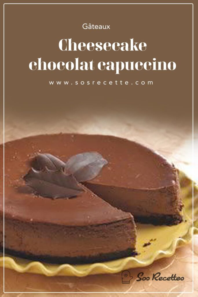 Cheesecake chocolat capuccino 