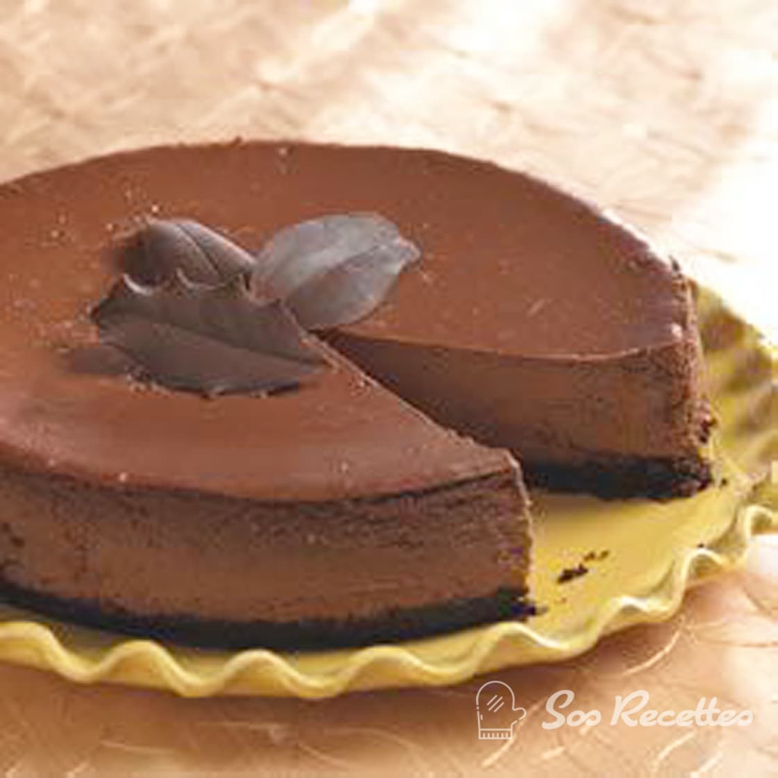 Cheesecake chocolat capuccino - Sos Recette