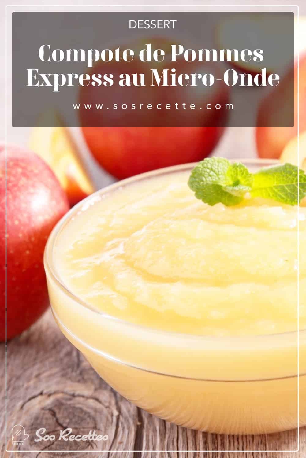 Compote de Pommes Express au MicroOnde Sos Recette