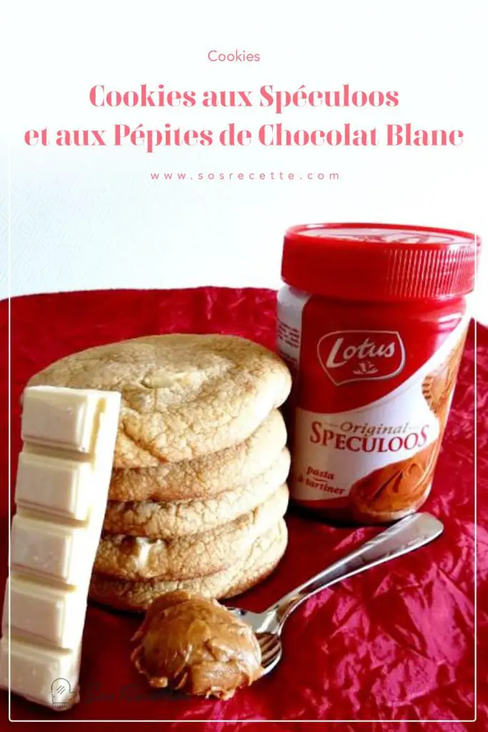 Cookies aux Spéculoos et Pépites de Chocolat Blanc