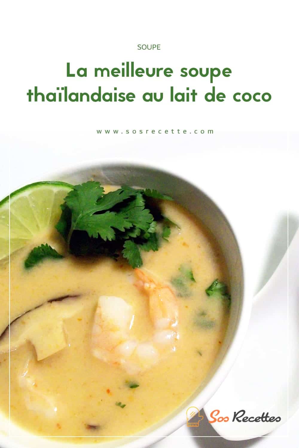 La meilleure soupe thaïlandaise au lait de coco - Sos Recette