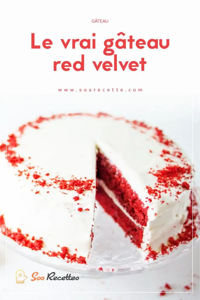 Le vrai gâteau red velvet 