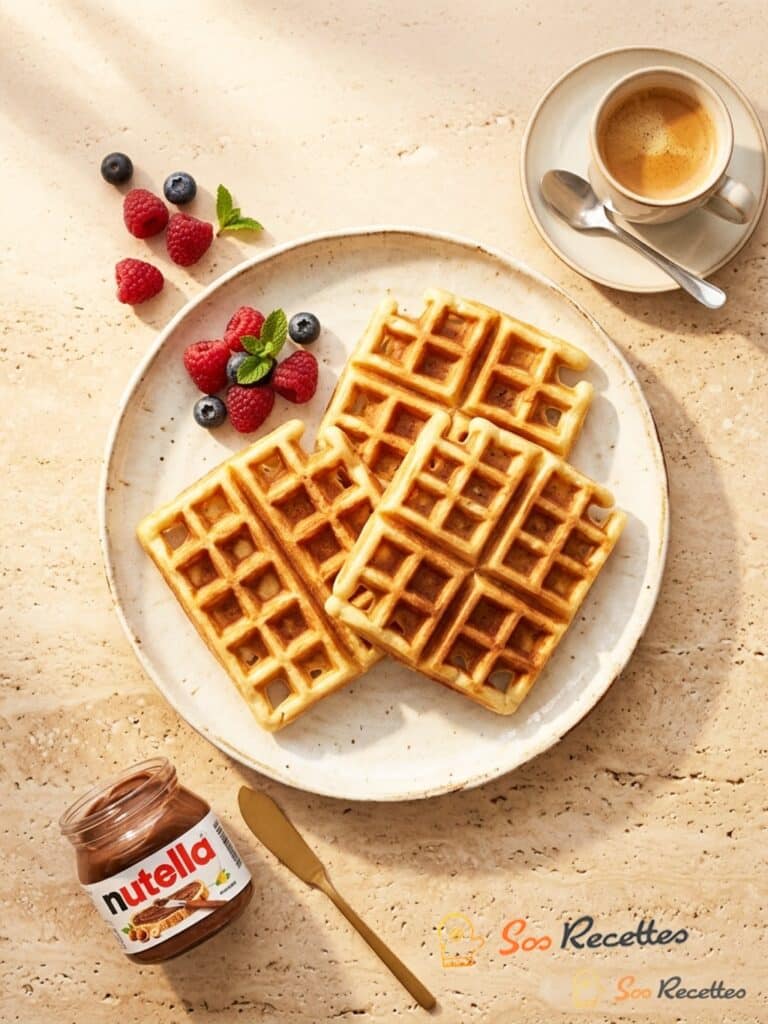 Pâte à gaufres sans repos - Prête en 22 min