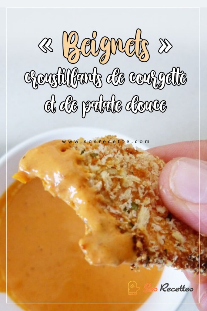 “Beignets” croustillants de courgette et de patate douce