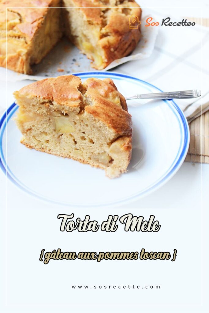 Torta di Mele {gâteau aux pommes toscan}