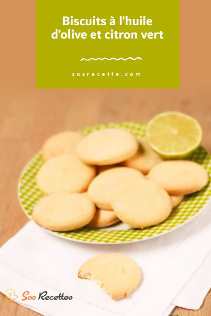 Biscuits à l’huile d’olive et citron vert