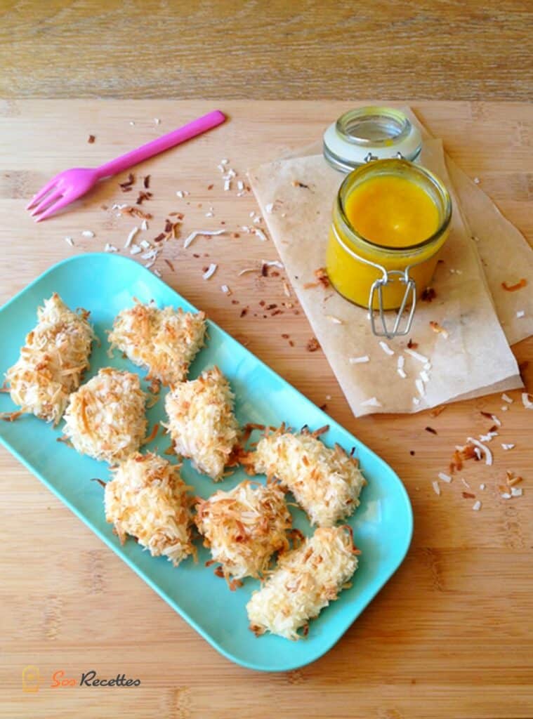 Nuggets pouletcoco et sauce curryananas Sos Recette