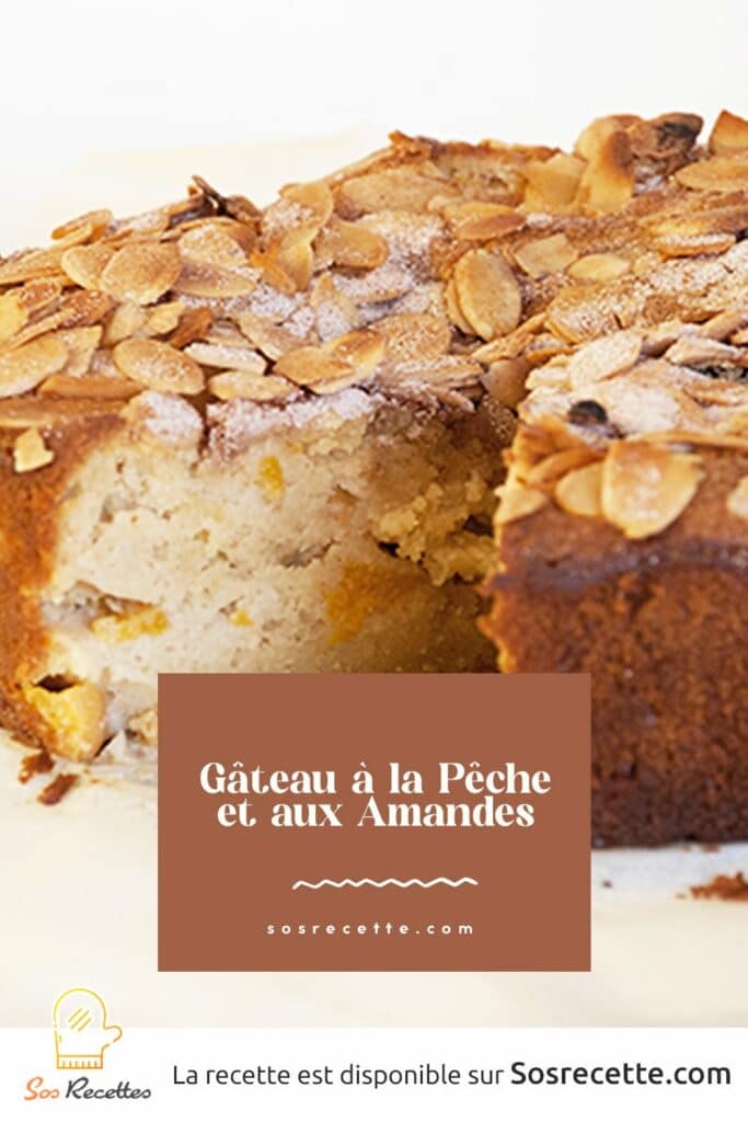 Gâteau à la Pêche et aux Amandes