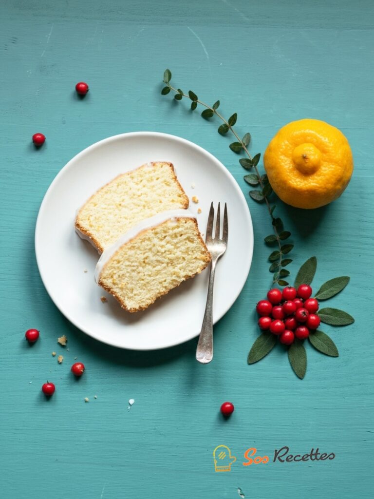 Cake au citron bergamote - recette moelleuse et parfumée
