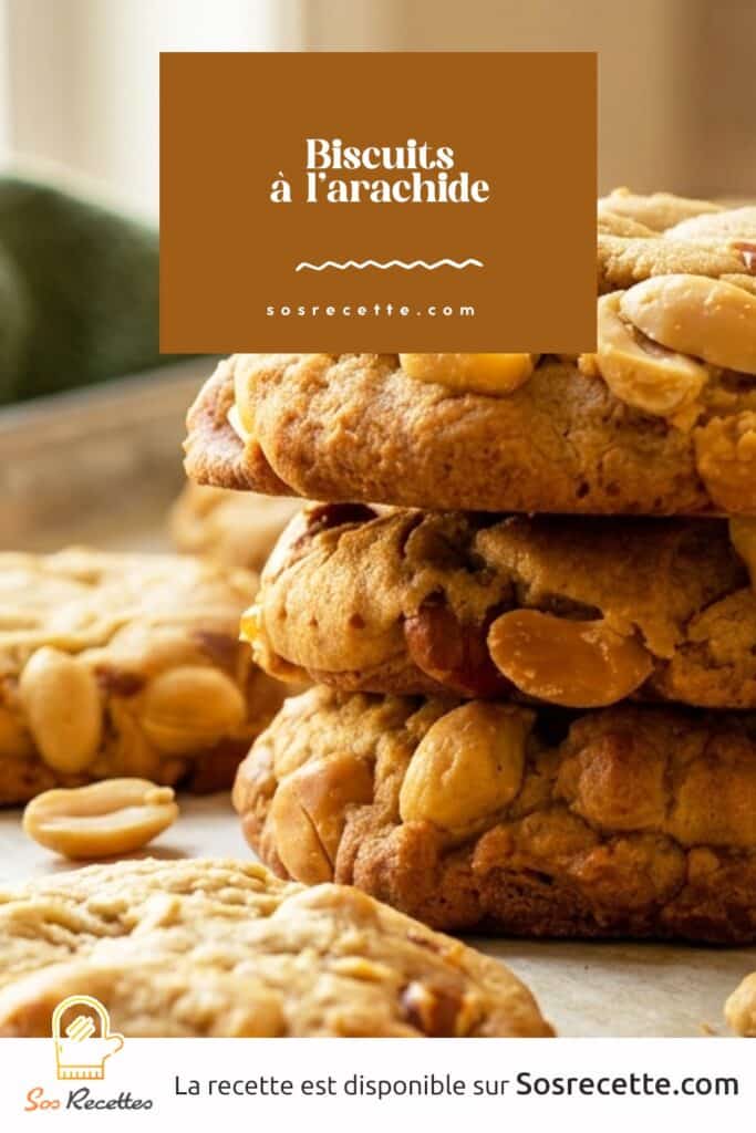 Biscuits à l'Arachide Croquants - Faciles & Gourmands
