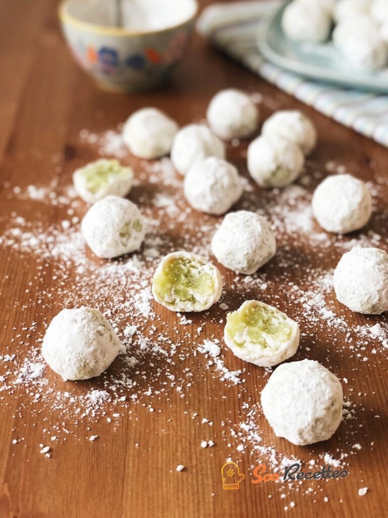Bouchées pâte d’amandes citron