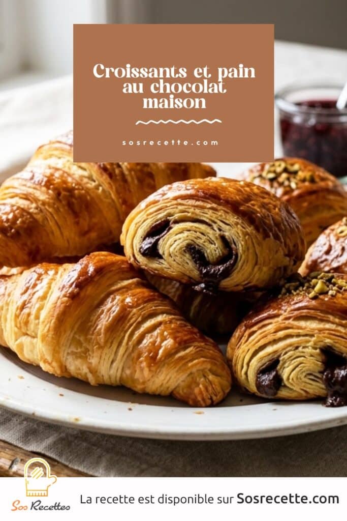 Croissants et pain au chocolat maison