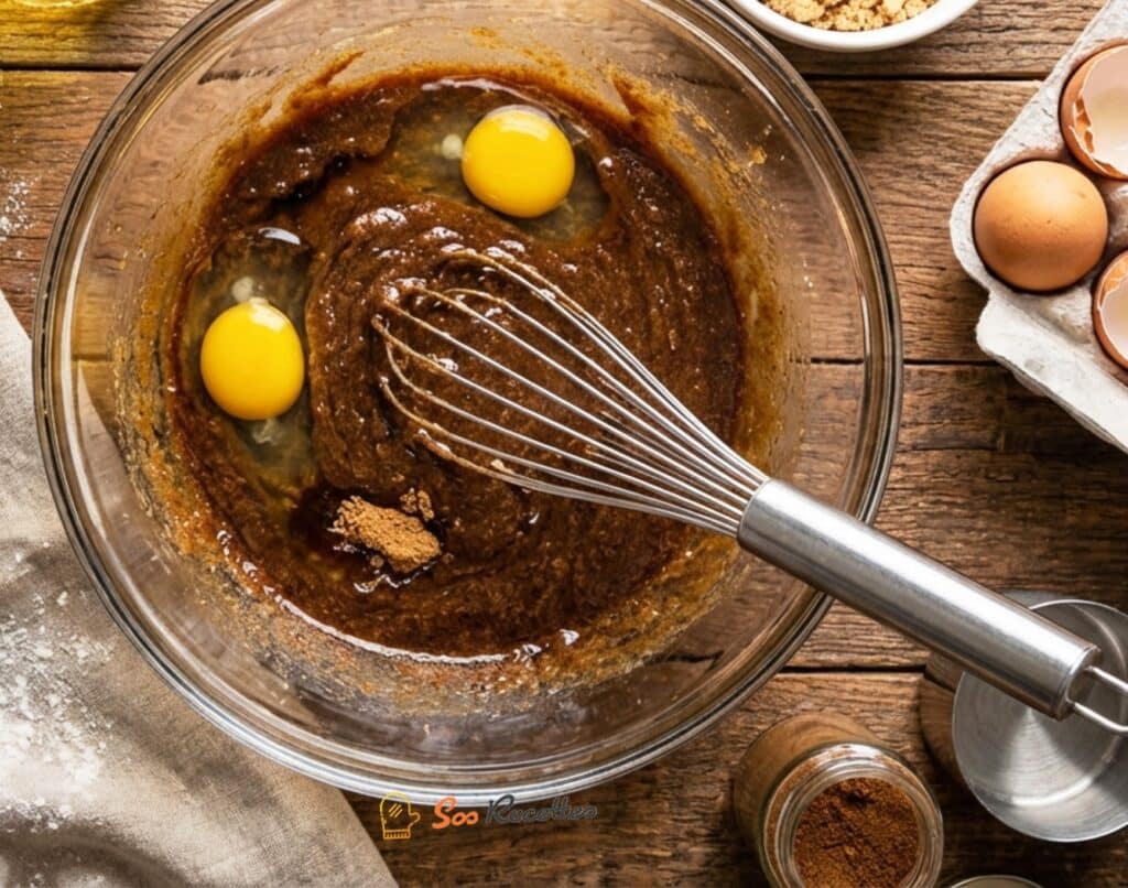 Gâteau aux pommes renversé aux épices