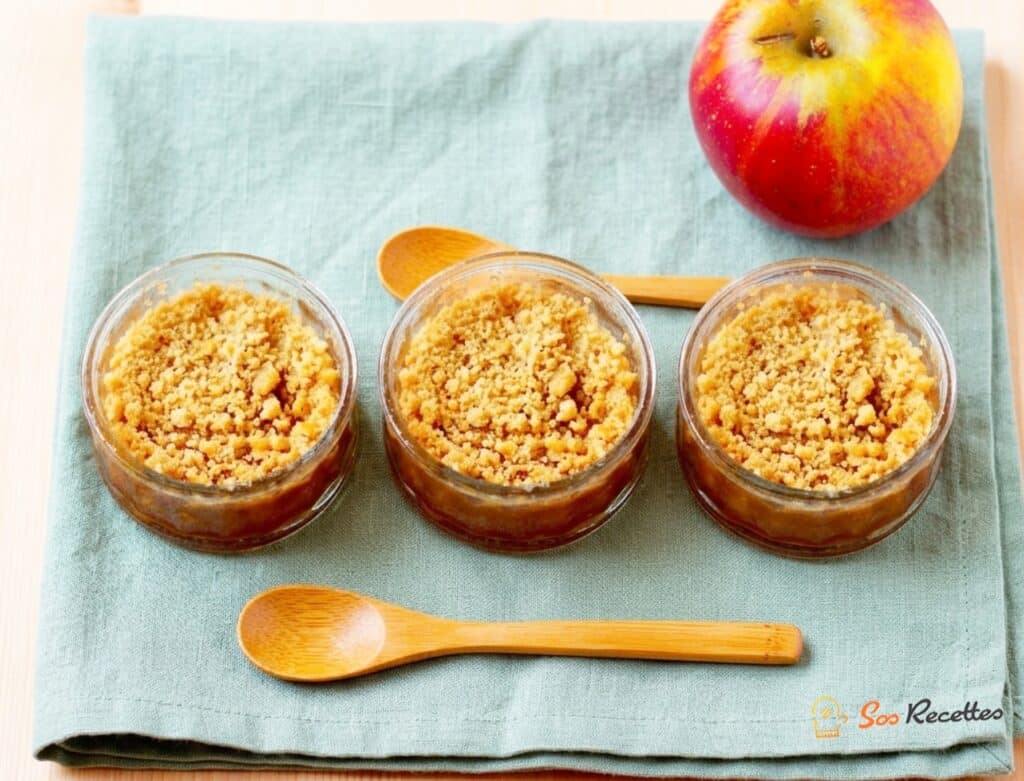 Crumble pomme, caramel & spéculoos